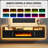 Floating 80" TV Stand with 36" Electric Fireplace-119536855