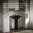 Devonshire Ceramic 25" Pedestal Bathroom Sink with Overflow-10941075-19195639