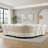 3 Piece Faux Leather Reclining Sectional with LED Lighting, Bluetooth Speaker & Charging Console-116986313