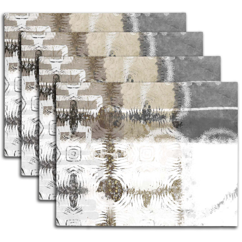 Napperon abstrait en polyester