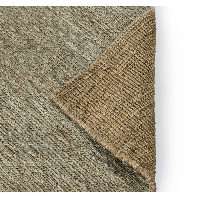 Andies Jute / Sisal Area Rug in Natural/Ivory, Rectangle 10' x 14'