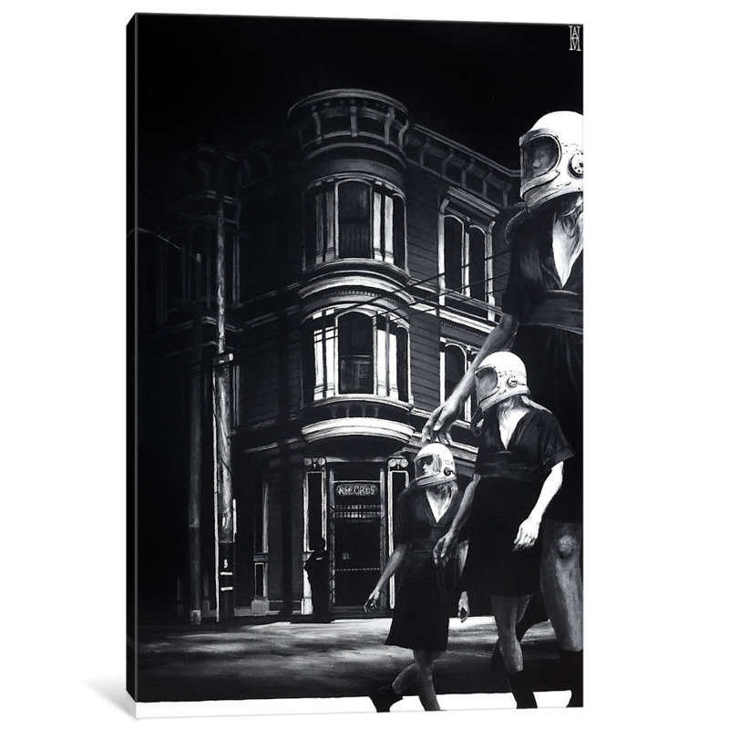 « this way is is », impression sur toile tendue, H 26 po x l 18 po x P 1,5 po, Pas de tapis, Toile tendue