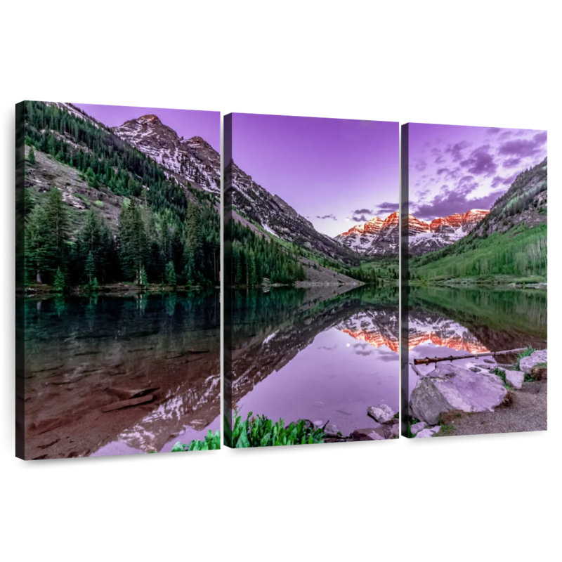 Alvord Maroon Bells Sunrise Watch, 48" H x 74" W