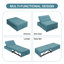 Canapé-lit multifonctionnel avec pochette de rangement et port USB, conception pliable pour faciliter la conversion et la commodité de la maison-1083538448