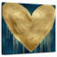 Hardie Big Hearted Gold sur fond sarcelle-109206652
