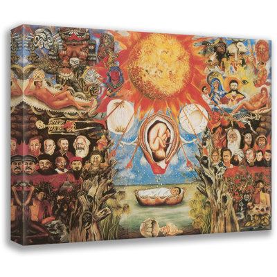 Nucleus of Creation (Moses) by Frida Kahlo Gallery Wrapped Canvas