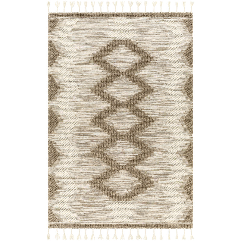 Wool Indoor Rug, Rectangle 2' x 3'