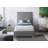 Crosby Solid Wood and Upholstered Platform Bed-67046592-67046591