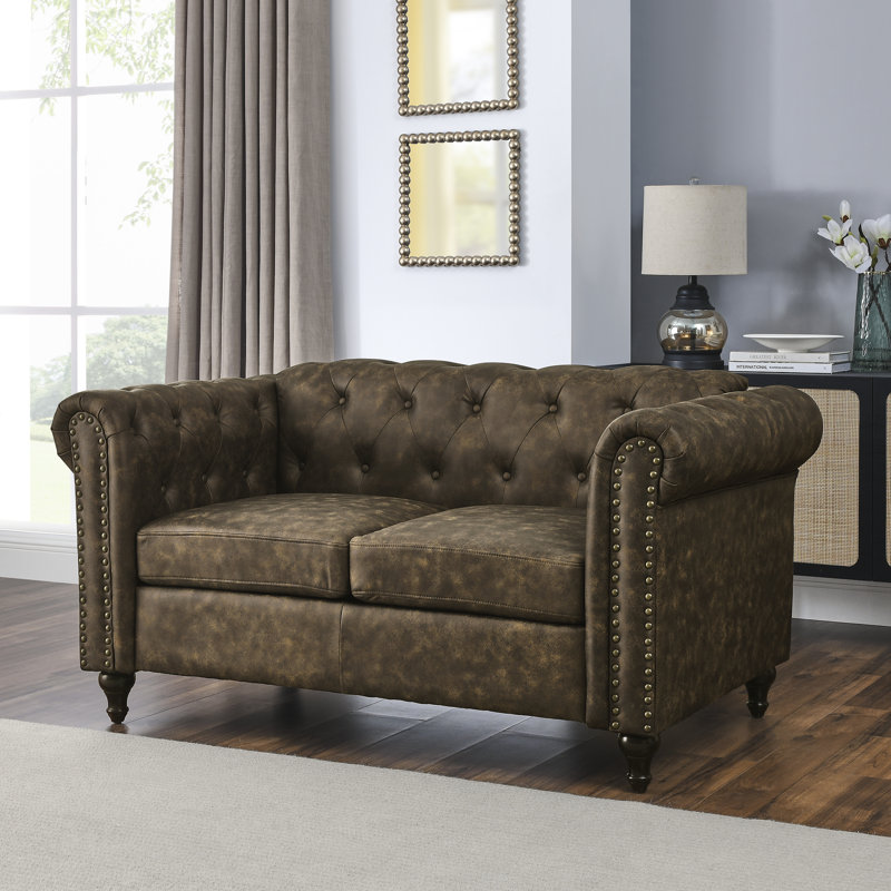 Mureil 60" Wide Rolled Arm Loveseat