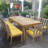 Colbye Teak Solid Wood Dining Table