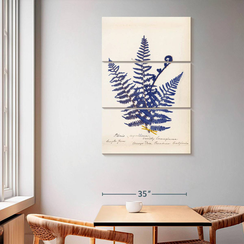 Harnek Botanical Fern IV, 65" H x 42" W