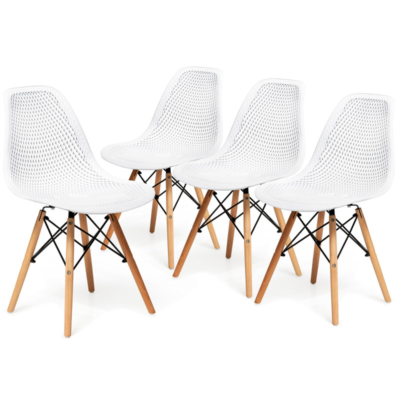 Belgica 17'' H Side Chair, White