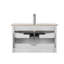 Meuble-lavabo mural 32 po blanc brillant-614455005