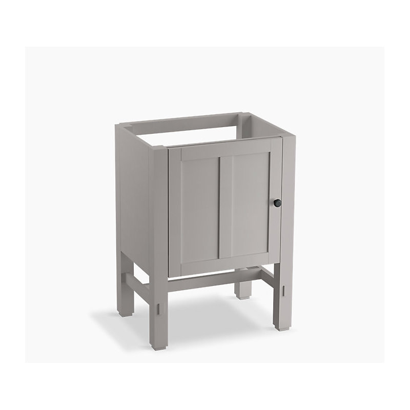 Tresham 24" Bathroom Vanity Base Only, Mohair Gray