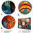 Thalya - Animals Metal Wall Decor Set