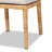 Colombano Modern and Contemporary Natural Wood and Rattan Dining Chair