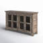 Buffet en bois d'acacia massif Beth 54 "-62147685
