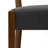Mid-Century Modern Dining Chairs Gray Fabric Upholstered Wood Frame Kitchen Chairs-1515309343