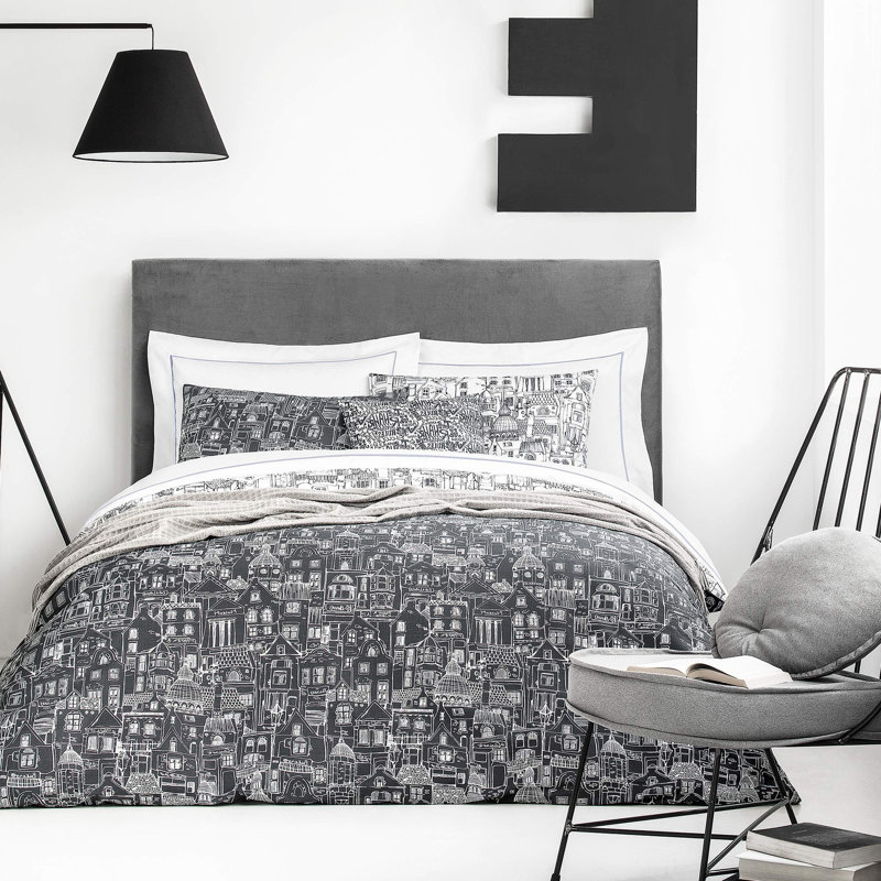 City Sateen Duvet Cover, Twin Duvet Cover