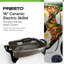 Presto Electric Skillet with Glass Lid, Nonstick Multi-Cooker, 16 Inch, Grey