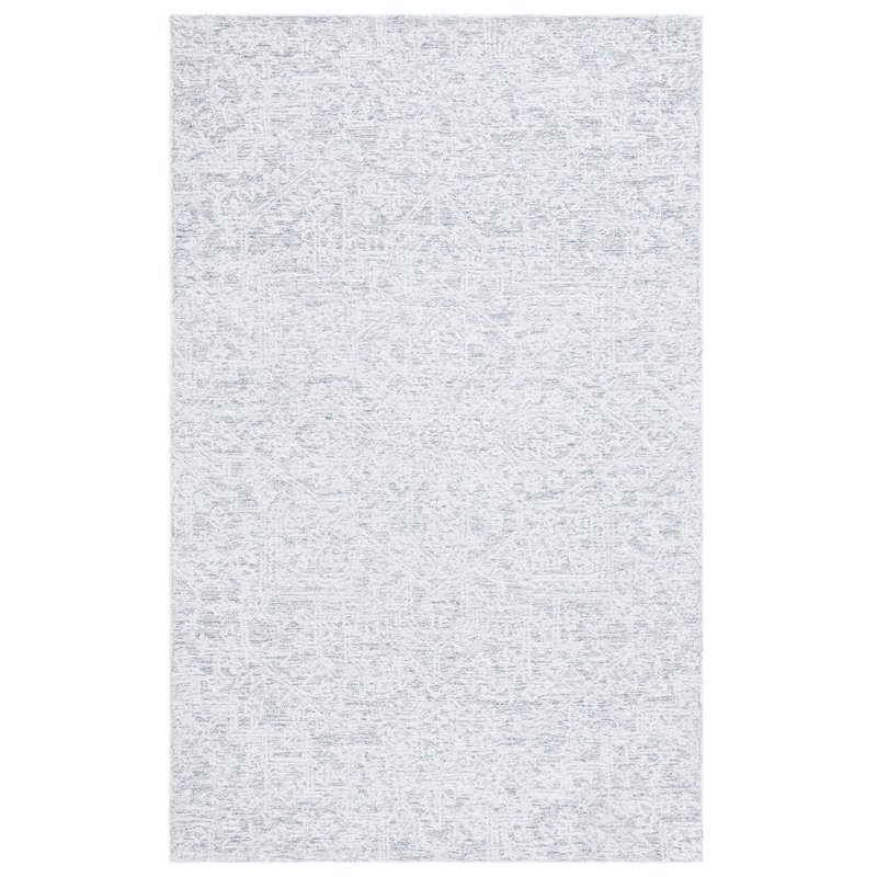 Ebony Hand Tufted Performance Abstract Rug, Rectangle 6' x 9'