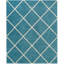 Tapis bleu à motif géométrique Thora-1998201917