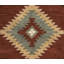 Tapis rouge en laine touffeté à la main Eastman Southwestern-424350586
