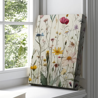 Toile tendue avec châssis Floral XCV
