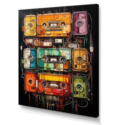 Dessin schématique d'une cassette II sur toile
