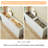 8-drawer White Dresser With Led Display Glass Top