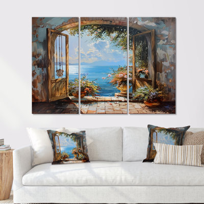 Rosenfeld - Coastal Windows Wall Art Set