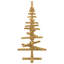  Wooden Christmas Tree with Stand Brown Solid pine wood-1230408289