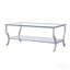 Table basse chromée
