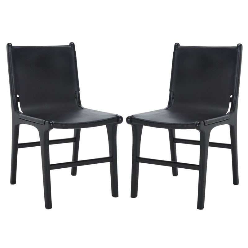 Cassaphina Leather Dining Chair, Black