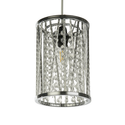 223cm H Metal , Glass Traditional in Clear