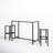 Reitz Wood and Metal 3-Piece Dining Set-1508065151-1508065148