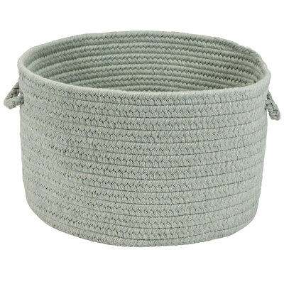 Panier en tissu uni