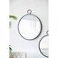 Miroir rond en fer