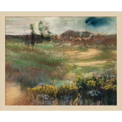 Edgar Degas's Landscape With Smokestacks Print
