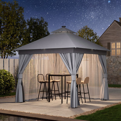 Pavillon de jardin en acier