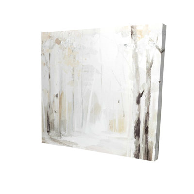 Forêt d'hiver - Toile de salon pour la maison