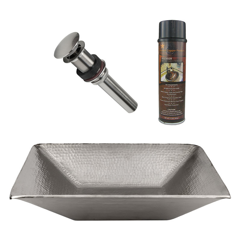 Ensemble de lavabo et de drain pour salle de bain Premier Copper Products BSP5_PTMRECEN-P