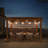 Sunjoy Pergola 11 x 13 ft. Steel Frame Pergola with Tan Adjustable Sling Fabric Canopy