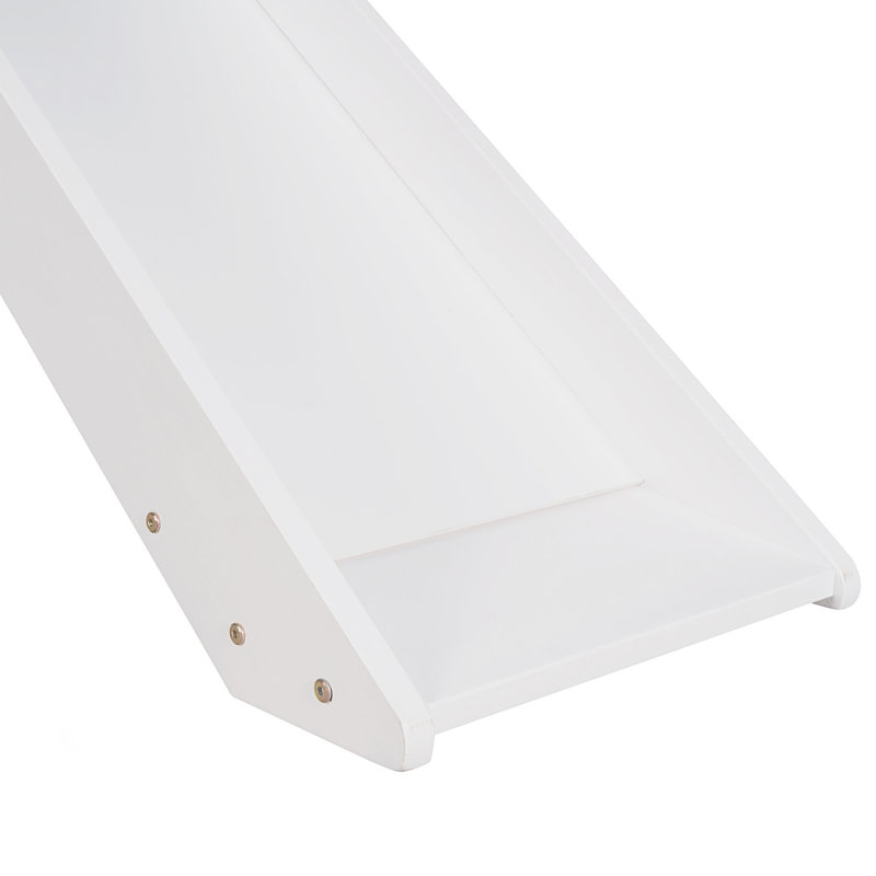 Lit mezzanine simple avec glissade, Blanc