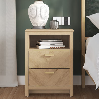 Bonnie 2 Drawer Bedside Table