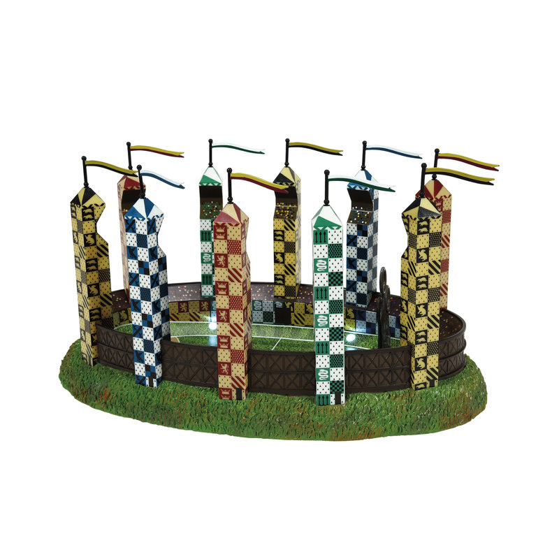 Figurine Harry Potter Village The Quidditch Pitch Lit