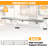 72x12 Inch Folding Concession Shelf（Split）