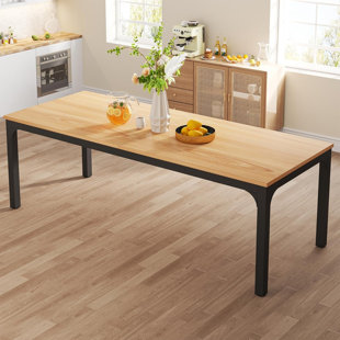 Table de salle à manger rectangulaire de 78 po pour 6 à 8 personnes