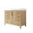 Freestanding 48" W x 35" H Solid Wood Bathroom Vanity With Carrara White Cultured Marble Countertop And Ceramic Single Sink,Oak-1077425660-1077425662