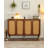 62.99" Brown Rectangular Solid Wood Shoe Storage